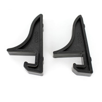 Bonne qualité Rock Slate Stands Support de cadre photo Support de carrelage Supports en plastique noir en stock