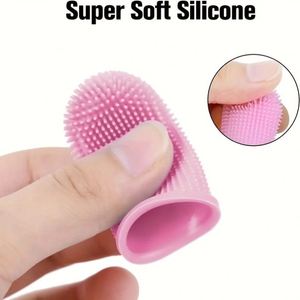Easy-to-Use Silicone Fingerbrush for Cat and Puppy Teeth Cleaning Eco-Friendly Pet Supplies Grooming <b>Bathing</b> Products for Dogs - Product Image 4