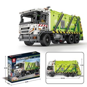 Remote Control RC Garbage Truck Compactor - DIY Engineering <b>Model</b> Building <b>Kit</b> - Product Image 6
