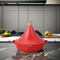 UCCLIFE marmite à tajine 28/32cm avec logo et couleur personnalisés Design classique OEM en aluminium Style classique pour la cuisine
