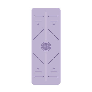 Có thể gập lại PU + cao su sinh thái thân thiện Pilates tập thể dục Mat de Yoga phòng tập thể dục lớn PU cao su tự nhiên dày Yoga thảm không trượt biểu tượng tùy chỉnh - Product Image 1