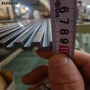 Panneau mural 3D en <span class=keywords><strong>bois</strong></span> rainuré Amer pour <span class=keywords><strong>décoration</strong></span> intérieure, panneau mural en PS - Product Image 6