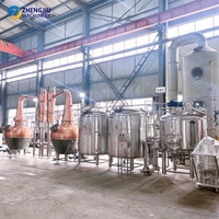 Alambic en cuivre ZJ 1000-20T pour la distillation de whisky single malt, d'alcool et de spiritueux, destiné aux distilleries commerciales