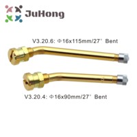 V3.20.4 V.3.20.6 Valve de pneu de camion tige en aluminium Valve de pneu de bus Kits de réparation de pneu Entretien de camion doré
