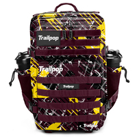 Sac à dos tactique de chasse et de pêche Trailpop pour l'extérieur avec plusieurs points d'attache, optimisé pour le rangement des équipements