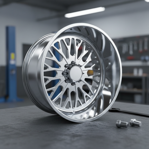 Jantes de camion en alliage d'aluminium forgé poli sur mesure 20x10 22x10 24x10 concaves pour Dodge Ram Ford GMC - Product Image 2
