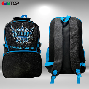 Ibetop custom large load-bearing sublimated glitter cheer backpack cheerleading casual sports backpacks