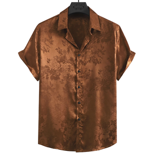 <span class=keywords><strong>Chemise</strong></span> Hawaïenne Florale Décontractée pour <span class=keywords><strong>Homme</strong></span>, Respirante et Confortable, Anti-Boulochage, Manches Courtes, Idéale pour les Vacances Tropicales et les Mariages à la Plage - Product Image 1
