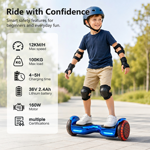 Off Road Stylish Design Lithium Battery <b>Light</b>-<b>up</b> <b>Wheel</b> Self Balancing <b>Scooter</b> for Adult Personal Transport QK-T6 Dual-System Saf - Product Image 2