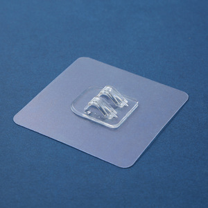 Ganchos Dobles <span class=keywords><strong>para</strong></span> Cestas de Almacenamiento, Ganchos Adhesivos Fuertes <span class=keywords><strong>para</strong></span> Pared, Ganchos Transparentes de Metal <span class=keywords><strong>para</strong></span> <span class=keywords><strong>Puerta</strong></span>, <span class=keywords><strong>para</strong></span> Cocina y <span class=keywords><strong>Baño</strong></span> - Product Image 2