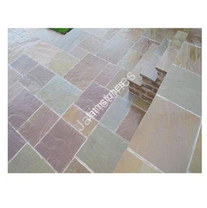 Losas de Piedra Natural Raj Blend Sandstone para Revestimiento de Paredes, Pisos, Patios, Terrazas, Caminos, Piedra de Diseño Premium para Exteriores - Product Image 3