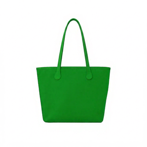 Bolso de Mano Bordado Personalizado Verde para Mujer Chi Eta Phi, Bolso de Compras de Gran Capacidad con Nombre de la Hermandad - Product Image 1