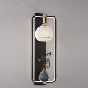 Lámpara de Pared de Estilo Chino para Salón de Té, Creativa y Personalizada, para Decoración de TV, Escaleras y Pasillos - Product Image 3