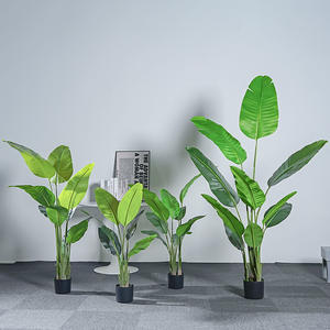 Planta Artificial de <span class=keywords><strong>Palma</strong></span> de Viajero en Maceta para Decoración de Sala de Estar - Decoración de Piso Interior con Vegetación Artificial Grande - Product Image 3