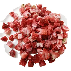 Guoyue Freeze Dried Strawberry Pieces Sugar Free Wholesale Lyophilized Fruit Sublimated Berries Bulk Freeze Dried Fruit Snacks