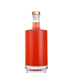 Bán buôn 2024 thiết kế mới lạ chai thủy tinh 700ml <span class=keywords><strong>Vodka</strong></span> Brandy chai thủy tinh - Product Image 3
