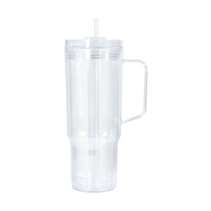 <span class=keywords><strong>Tumbler</strong></span> Akrilik Snow Globe 40oz Terbaru, Dinding Ganda, Botol Air Plastik Snowglobe dengan Lubang Siap Pakai, Dilengkapi Pegangan dan Sedotan untuk <span class=keywords><strong>DIY</strong></span> - Product Image 6