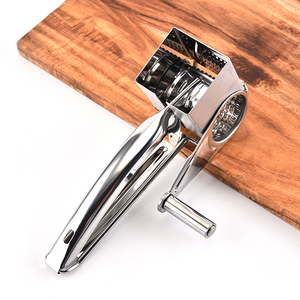 Râpe à fromage manuelle rotative en acier inoxydable avec tambour portable, ustensile de cuisine, râpe à beurre à manivelle - Product Image 3