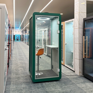 Cabina Acústica Insonorizada para Trabajo Individual, Privacidad en la Oficina, Cabina Telefónica, Sala de Reuniones Modular Flexible y Móvil - Product Image 5