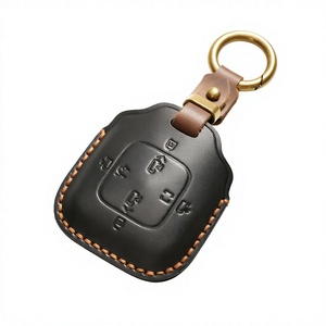 Housse de clé de voiture en cuir pour Chrysler-fmp-b01 (Chrysler Grand Jaguar Véhicules utilitaires) - Product Image 4