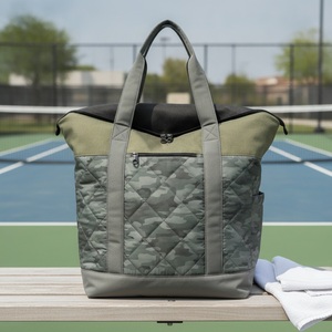Sac de sport matelassé pour pickleball avec compartiment à chaussures, capacité 2 raquettes, logo personnalisé, vente en gros, pour tennis et padel - Product Image 3