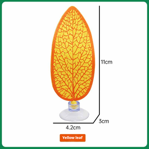 YINUO Alta Qualidade Proteção Ambiental <span class=keywords><strong>Betta</strong></span> Descansando Folha Otário PVC Artificial Aquatic Plant <span class=keywords><strong>Aquarium</strong></span> Decor para <span class=keywords><strong>Fish</strong></span> Tank - Product Image 3
