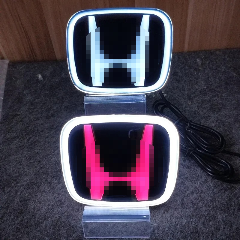 Paire D'autocollants HONDA Argent Métallisé - Logos AD7701212 (neufs)