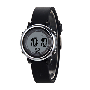 Montre numérique LCD pour enfants avec alarme, résistance à l'eau 3BAR, boîtier en plastique, autonomie de 36 mois, pour garçons et filles - Product Image 4
