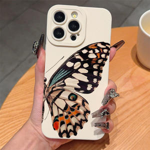 Funda <span class=keywords><strong>de</strong></span> teléfono <span class=keywords><strong>de</strong></span> TPU con diseño <span class=keywords><strong>de</strong></span> mariposa a color y orificio para cámara profesional, compatible con <span class=keywords><strong>iPhone</strong></span> 11 12 13 14 15 16 Pro Max - Product Image 5