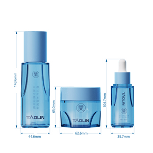 Set di Flaconi per Skincare TAO LIN in PETG da 30ml/50g/100ml con Design Orchidea in Stile Cinese - Product Image 2