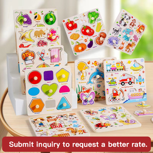 Richiedi un Preventivo per una Tariffa Migliore - Gioco Educativo in Legno per Bambini con Forme da Abbinare, Puzzle Montessori per Neonati - Product Image 2