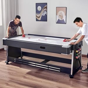 <span class=keywords><strong>Mesa</strong></span> Multijuegos 4 en 1 <span class=keywords><strong>de</strong></span> MDF Resistente a los Arañazos con PVC para Sala <span class=keywords><strong>de</strong></span> Juegos, <span class=keywords><strong>Billar</strong></span>, <span class=keywords><strong>Hockey</strong></span> <span class=keywords><strong>de</strong></span> Aire, <span class=keywords><strong>Ping</strong></span> <span class=keywords><strong>Pong</strong></span>, para Familias en Interiores - Product Image 2
