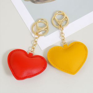 Wholesale Pu Leather Shape Keychain Fashion <b>Bag</b> Charm Car Pendant Cute Heart <b>Key</b> <b>Ring</b> Accessories - Product Image 3