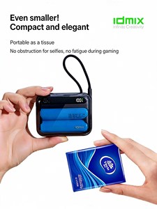 IDMIX Q10 PRO IV 45W PD Fast Charging Magnetic <b>Wireless</b> Power Bank 9800mAh Portable Charger with Cable - Product Image 3