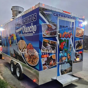 2025 Customized Mobile Trailer Fast Food Truck Dessert <b>Cart</b> Juice Bar For European Standard - Product Image 1