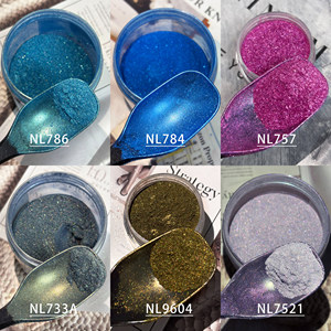 Nuovo Pigmento Mica Peral Multicolore Scintillante di Alta Qualità 2026 per Trucco e Nail Art - Product Image 6