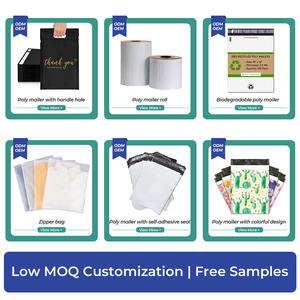 Sacs d'expédition <span class=keywords><strong>express</strong></span> en polyéthylène recyclables autocollants personnalisés ChengHao avec logo noir imprimé, épaisseur 0,5 mil, taille personnalisée - Product Image 6