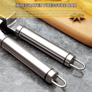 Presse-ail en acier inoxydable, écraseur de <span class=keywords><strong>légumes</strong></span>, presse-gingembre, hachoir manuel pour gingembre, outils de cuisine, accessoires de cuisine - Product Image 5