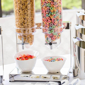 Chất lượng tốt 3.5ltr Công suất thép không gỉ tự chọn ngũ cốc Dispenser cho nhà hàng phục vụ và khách sạn - Product Image 3