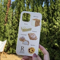 Coque en TPU silicone simple plein écran 3D pour Apple pour iPhone 14 Pro Max nouvelle conception à grand trou avec poignée de téléphone incluse