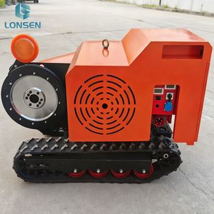High Quality 37kw Electric Engine Mountain Quarry Multi Wire Stone Cutting Track Diamond Rope <b>Saw</b> Machine High Efficiency - Product Image 1