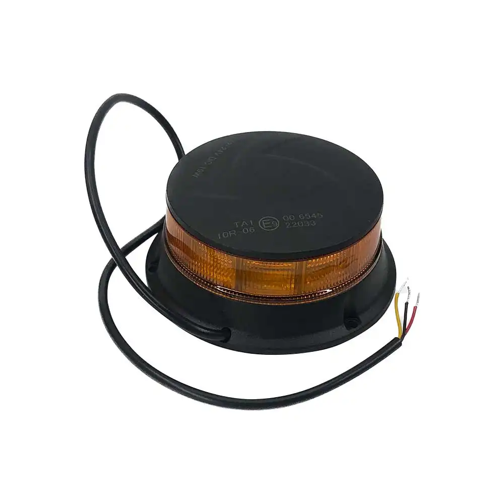 Ambre clignotant avertissement stroboscopique sécurité d'urgence Auto Stars Led Beacon Light avec Permanent + Base Mount 12V/24VDC