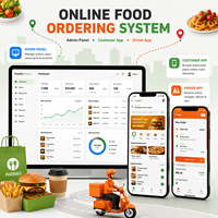 Plataforma de Entrega de Comida Glit, Desarrollo de Software, Sistema de Entrega de Restaurantes, Código Fuente Personalizable, Aplicaciones para Usuarios, Comerciantes y Repartidores