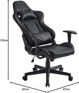 Cheap Stock New <span class=keywords><strong>Racer</strong></span> 2d Swivel Chaise <span class=keywords><strong>Silla</strong></span> Gamer Funcional Wing Back Multi Color Faux Leather <span class=keywords><strong>Silla</strong></span> ajustable para juegos Negro - Product Image 6