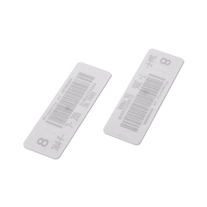 Etiqueta de Tela Suave RFID Impermeable Imprimible con Código de Barras, Etiqueta Inteligente de Largo Alcance de 860-960 Mhz para Gestión de Ropa Hospitalaria - Product Image 4
