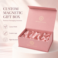 Boîte cadeau rigide sur mesure CRD avec couvercle magnétique, gaufrage, pelliculage mat et doublure en éponge pour produits de forme irrégulière et articles de luxe