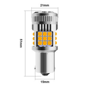 FSYLX 7K 60W voiture Signal lumineux haute vitesse ventilateur clignotant Canbus 1157 3157 T20 PY21W 3030 36smd 12V <span class=keywords><strong>feu</strong></span> <span class=keywords><strong>stop</strong></span> sans fil pour voiture - Product Image 6