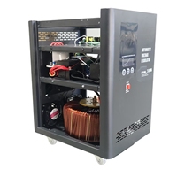 Régulateur de tension mural 5 kVA, type relais AC statique, large plage de tension d'entrée 45-280 V, stabilisateur de tension AVR 220 V