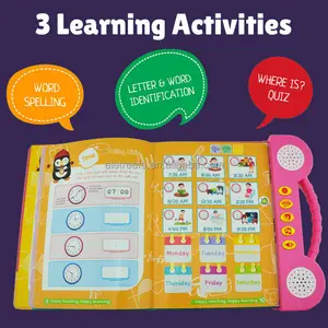 Çocuklar öğrenme İngilizce ve fransızca elektronik kitap oyuncak eğitim elektronik kitaplar çocuk çocuklar için