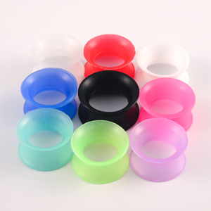 Evorte – Dilatateurs d'oreilles en silicone de haute qualité, flexibles, à <span class=keywords><strong>double</strong></span> évasement, de 3 à 25 mm, pour piercing de base, bijoux unisexes - Product Image 5